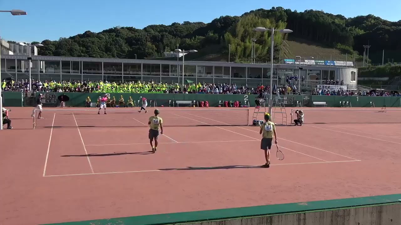 2022年IH ソフトテニス 男子団体 決勝 尽誠学園(香川) vs 高田商(奈良) ②