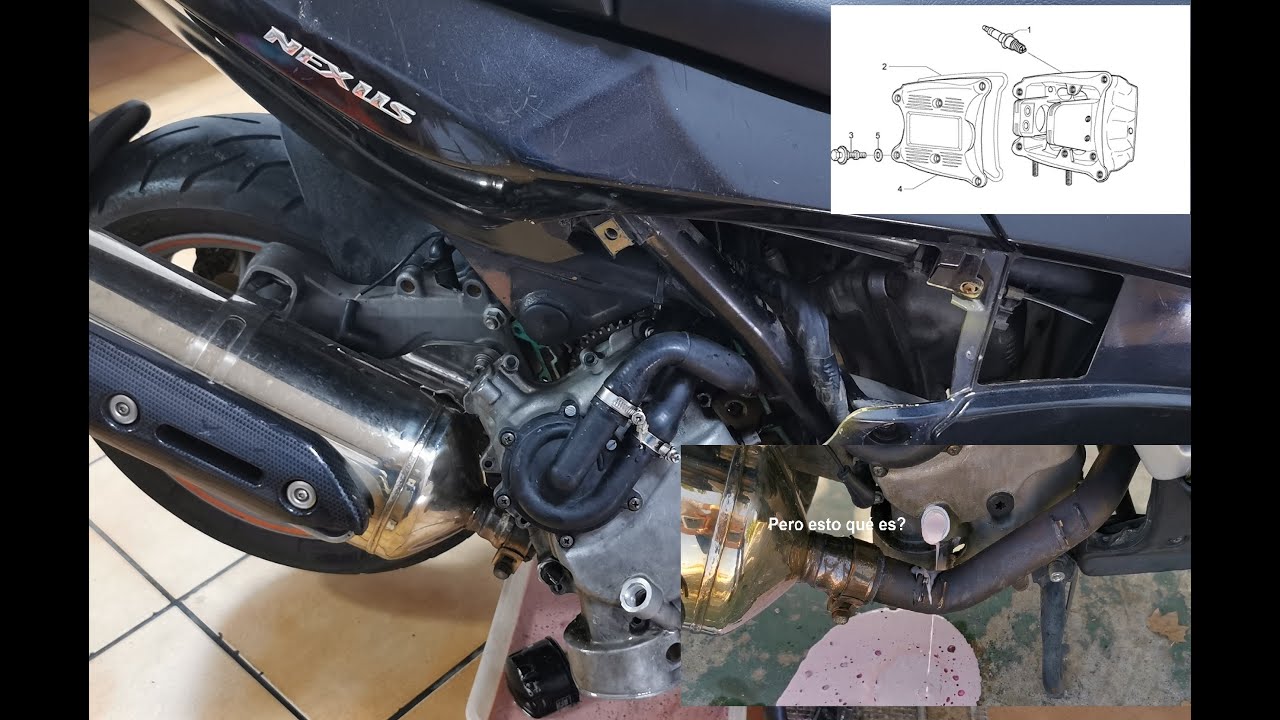 Otra avería de la Gilera  Nexus 500!