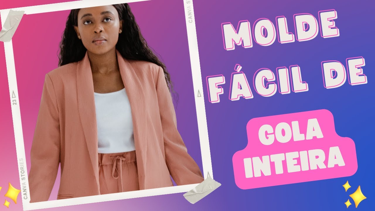 Molde fácil de gola inteira #EP263