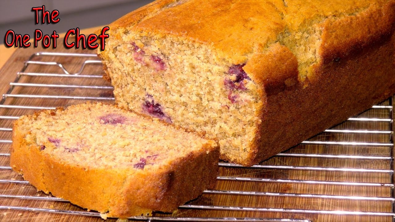 Raspberry Banana Bread | One Pot Chef