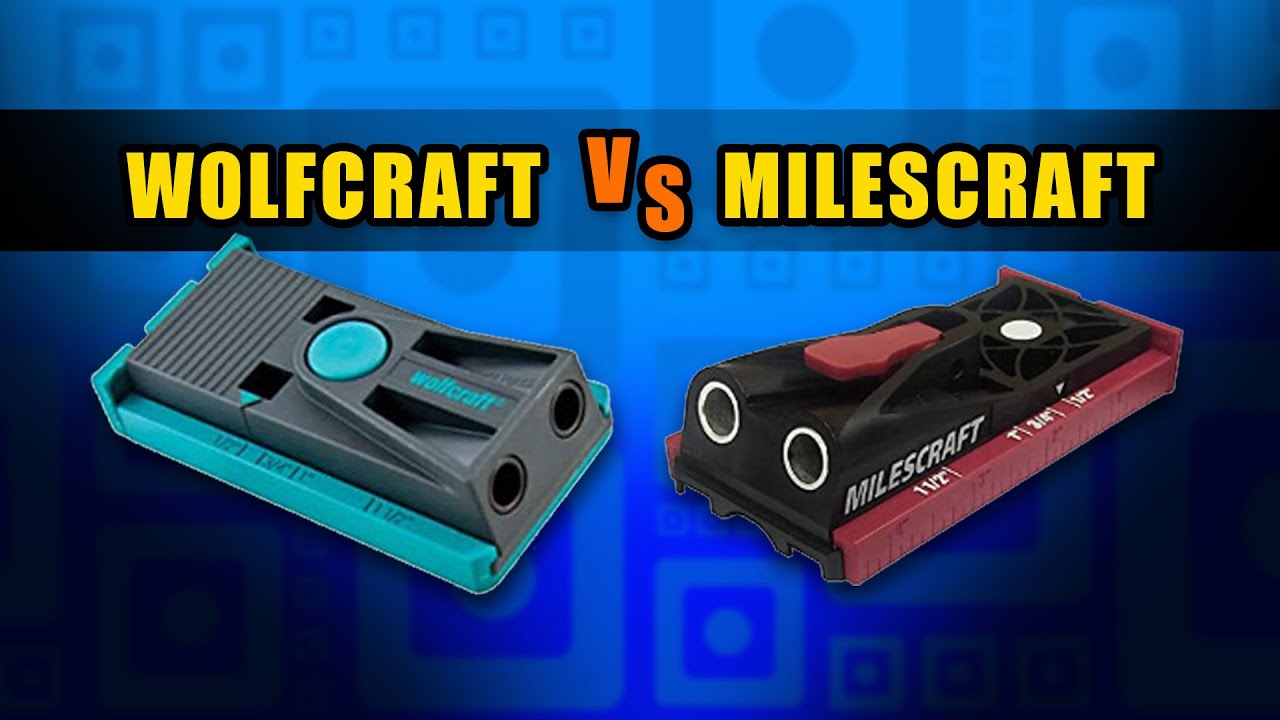 Wolfcraft Vs Milescraft - Undercover Jig - Pocket Jig - Pocket Hole - TORNILLOS OCULTOS