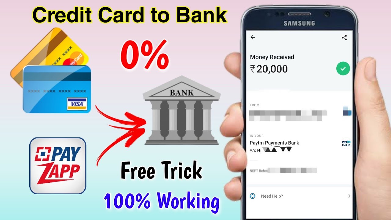Credit card to bank transfer free | payzapp wallet to bank transfer free | paytm rent pay free trick