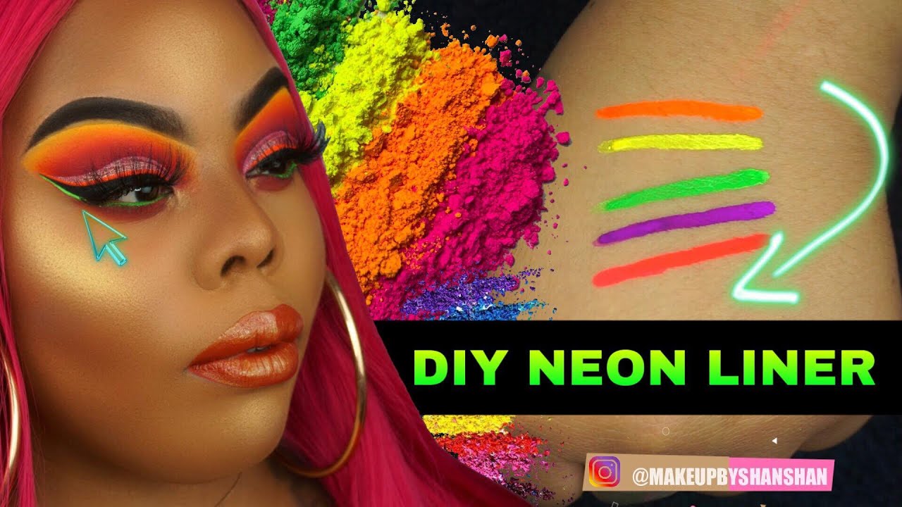 Easy DIY Neon Liner | Create Your Own Neon Liner | MakeupbyShanShan