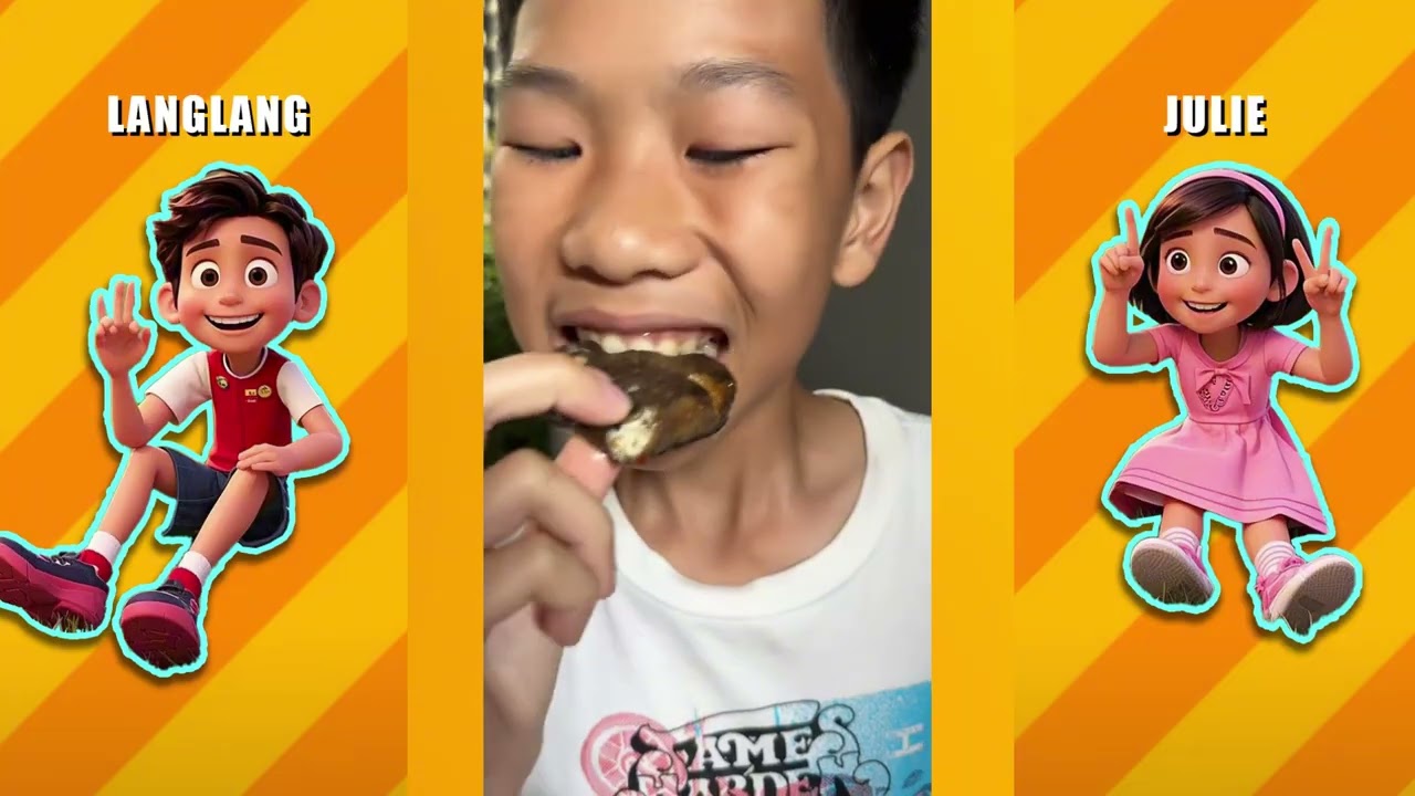 Langlang and Julie's funny compilation.#funny #comedyvideos