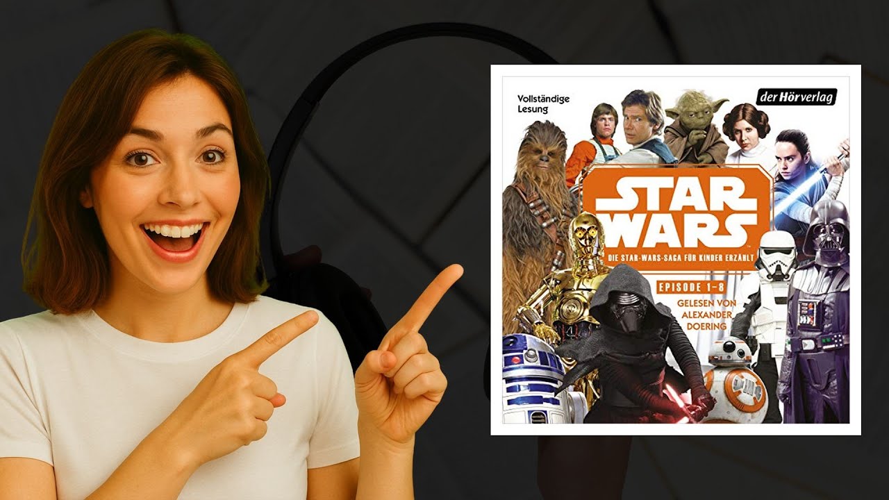 Star Wars Episode 1-8 Hörbuch von Andreas Kasprzak – Das galaktische Abenteuer für junge Jedi 🚀✨