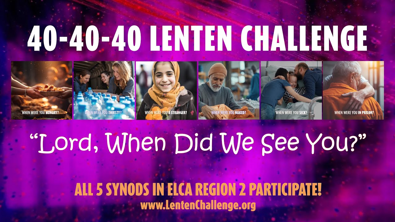 40-40-40 Lenten Challenge 2026 Invitation