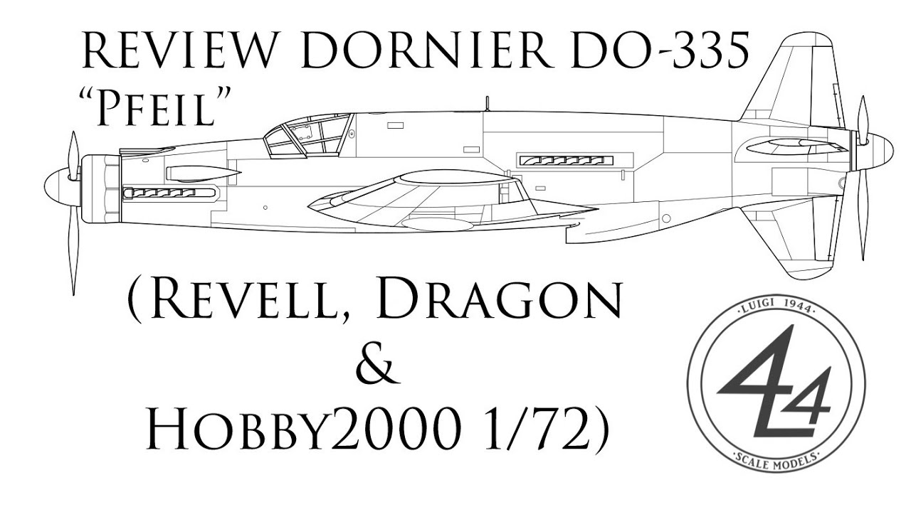 REVIEW DORNIER DO-335 (REVELL 1/72)