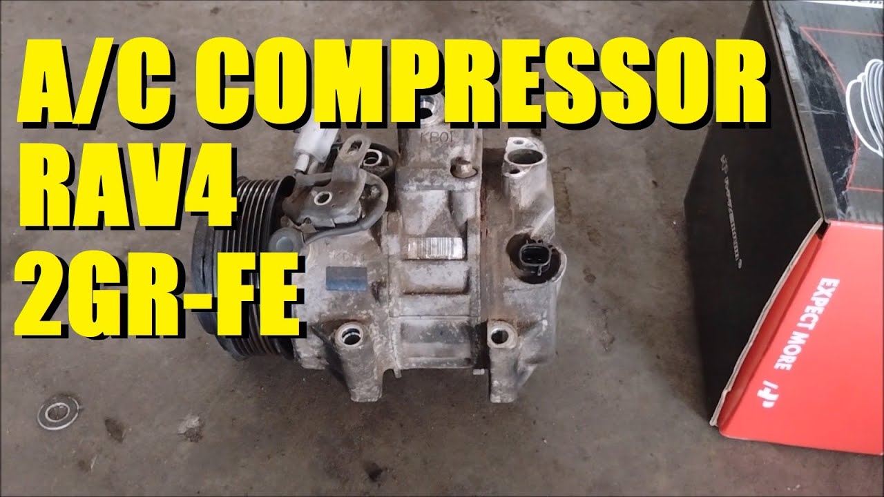 RAV4 AC Compressor Pro Tips Remove and Replace 2007 Toyota 2GR-FE