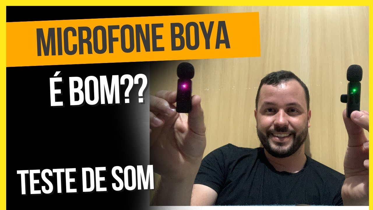 microfone Boya VALE A PENA? MICROFONE BOYA Ou Microfone de 50,00 ? #boya #lapela #microfones