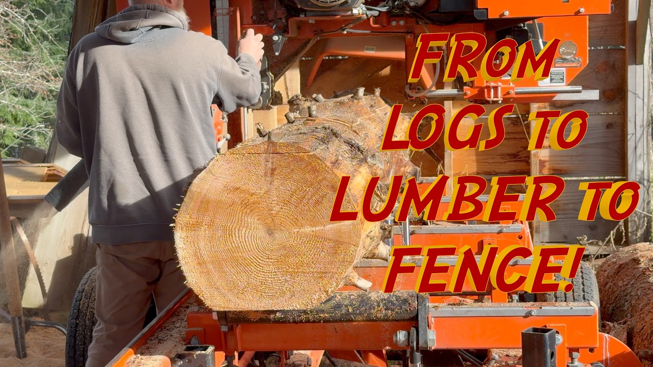 How I Turn LOGs Into a FENCE