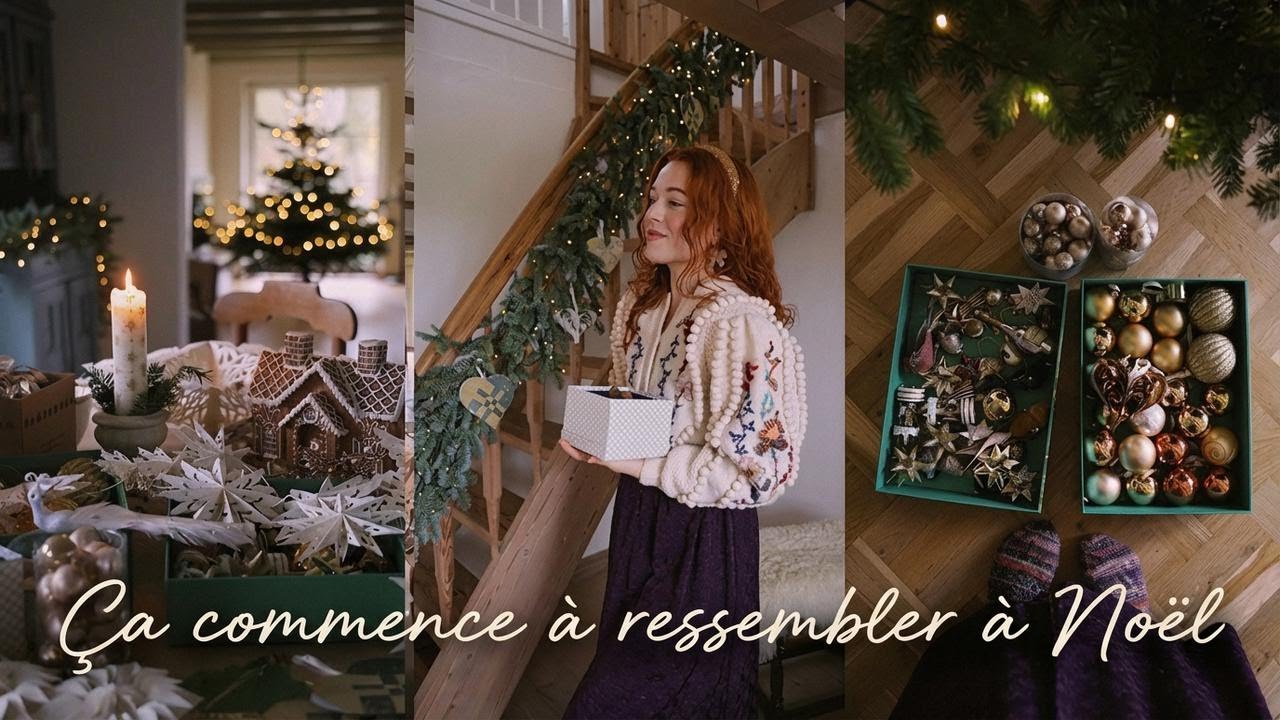 L’esprit de Noël s’installe dans notre maison de campagne centenaire