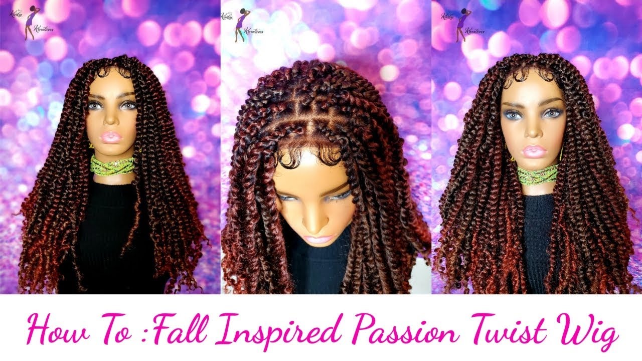 How To: Make Your Own Fall Inspired Passion Twist Wig| Crochet Wigs| Lynnskinkykreations