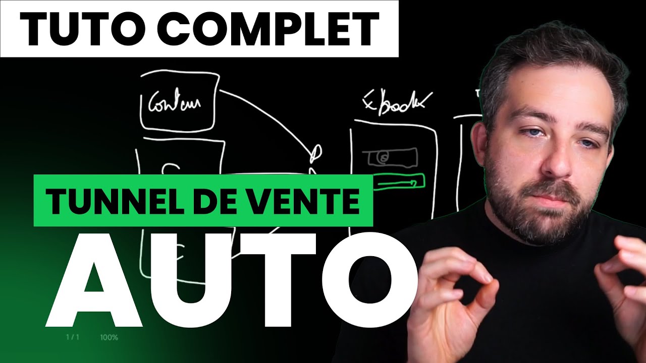 Cr&eacute;er et AUTOMATISER UN TUNNEL DE VENTE qui vend pendant que vous dormez [+ TUNNEL OFFERT]