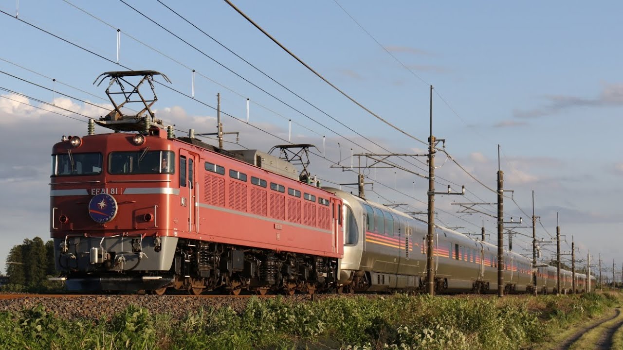 【カシオペア・緊急停車の瞬間】9011レ カシオペア紀行青森行き EF81 81+E26系