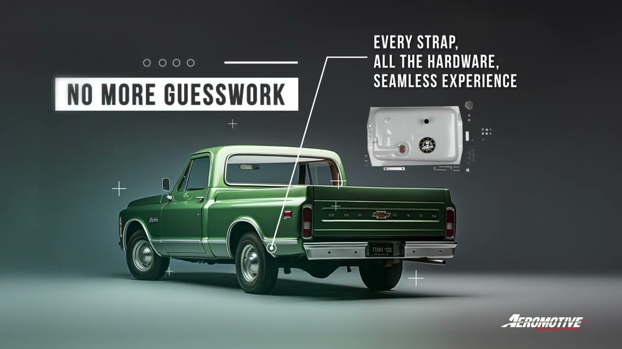 The Gen II Stealth Fuel Tank for 1967-1972 C10 applications