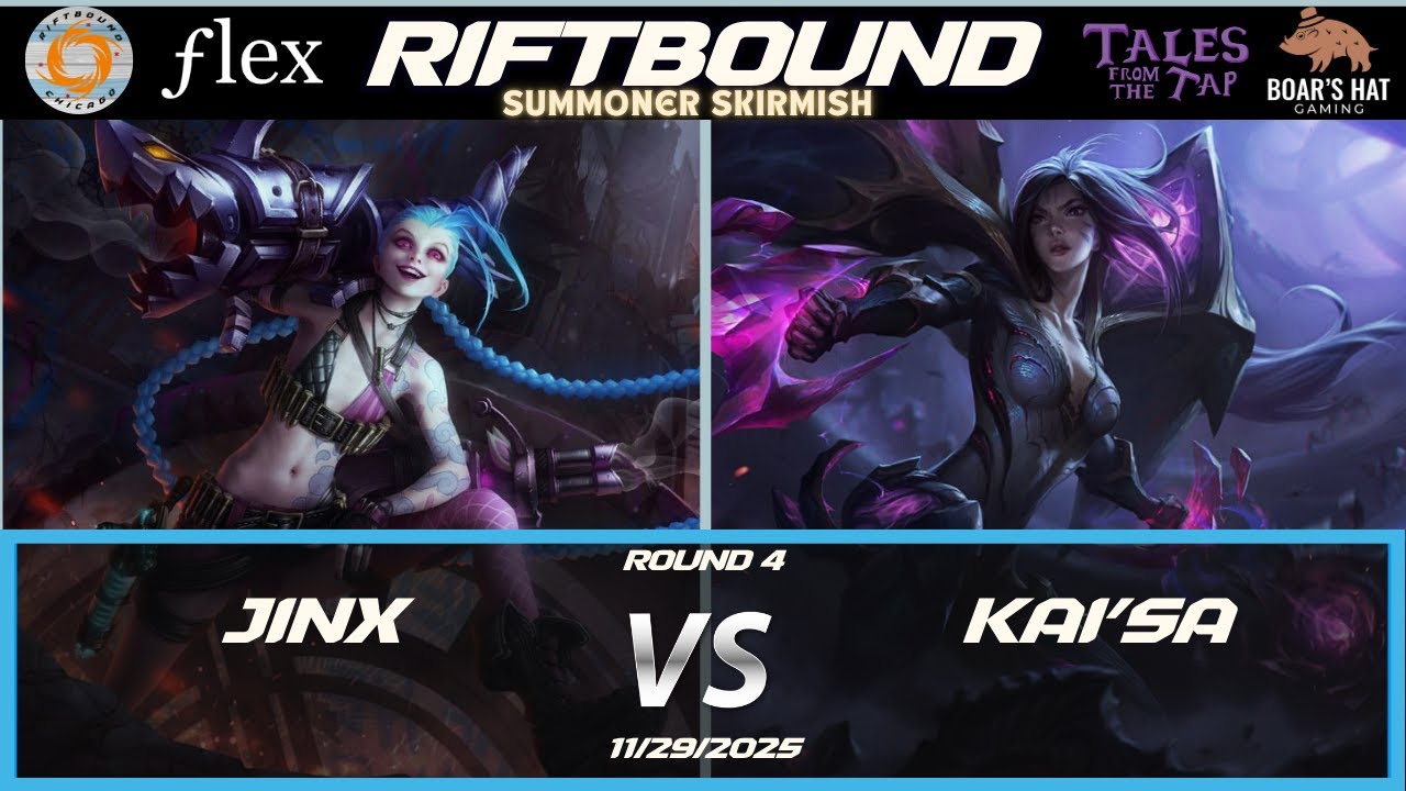 Jinx VS Kai'Sa    [Summoner Skirmish Riftbound Gameplay Round 4]