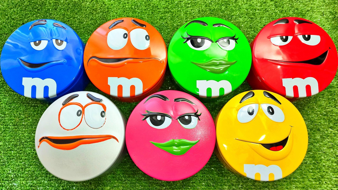 Oddly Satisfying M&M Candy and Makeup ASMR Compilation
