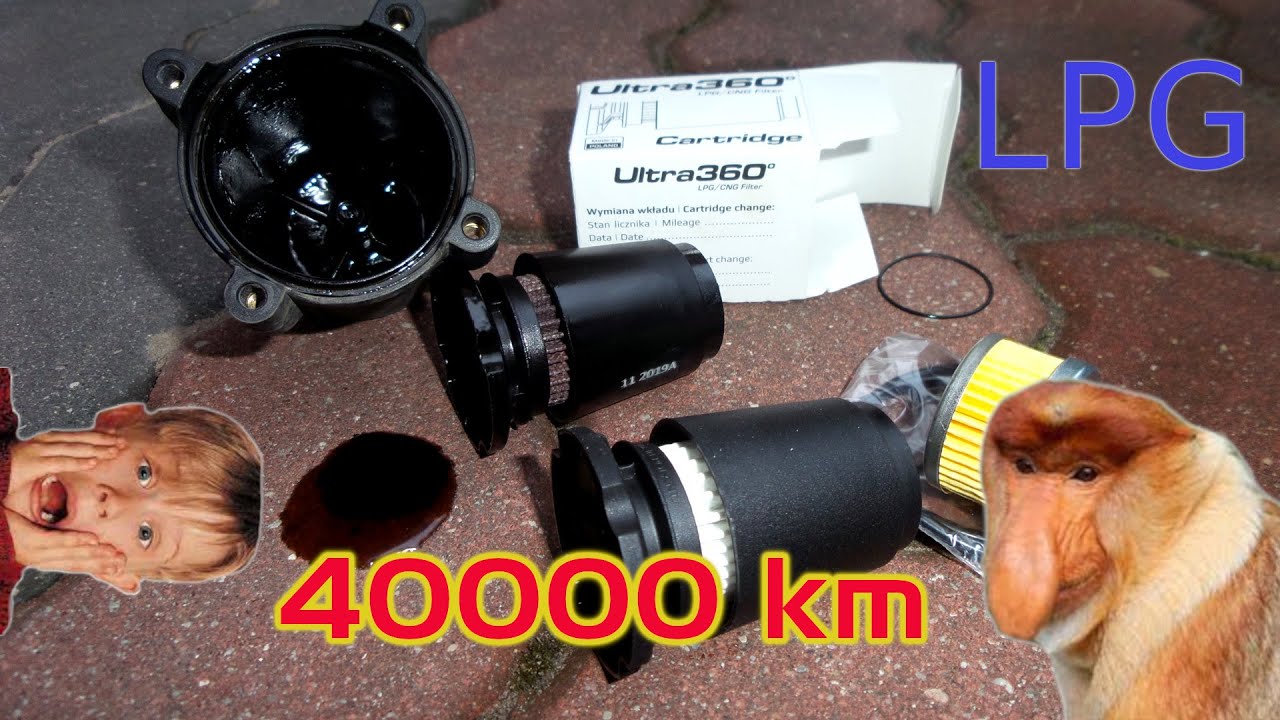 Wymiana filtrów LPG po 40000 km