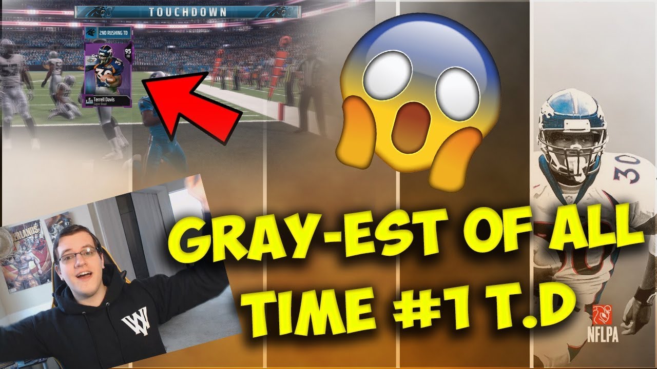 What Is The Gray-Est Of All Time Promo ? First One Is Terrell Davis - Madden 18 Ultimate Team Mut 18