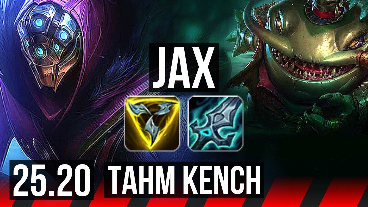 JAX vs TAHM KENCH (TOP) | 4/0/7 | EUW Master | 25.20