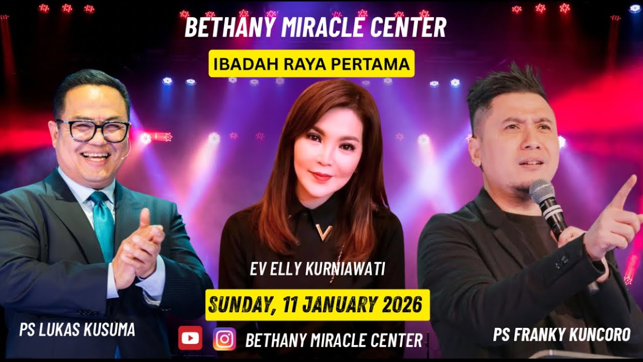 EV ELLY KURNIAWATI - PS FRANKY KUNCORO || Ibadah Raya SATU || 11 Jan 2026 || #viralvideo