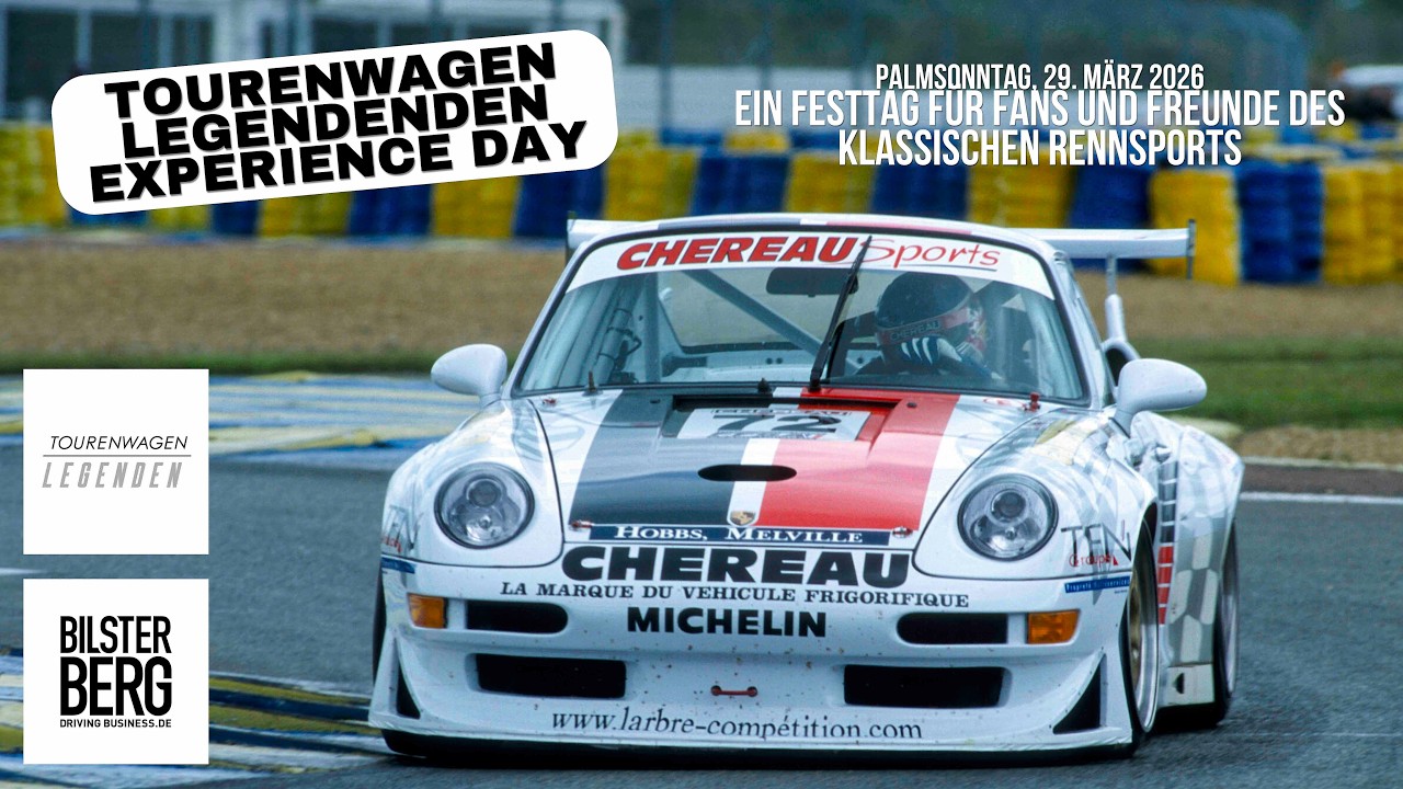 TOURENWAGEN LEGENDEN Experience Day | BILSTER BERG | Palmsonntag, 29. März 2026 | Ein Fest für Fans.