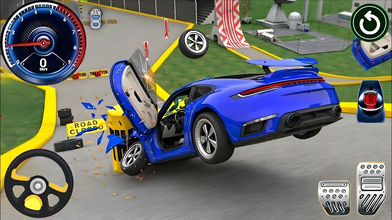 Beam Drive Car Crash Driving Simulator 3D - Real Car Crash Mega Drive - Android Gameplay.