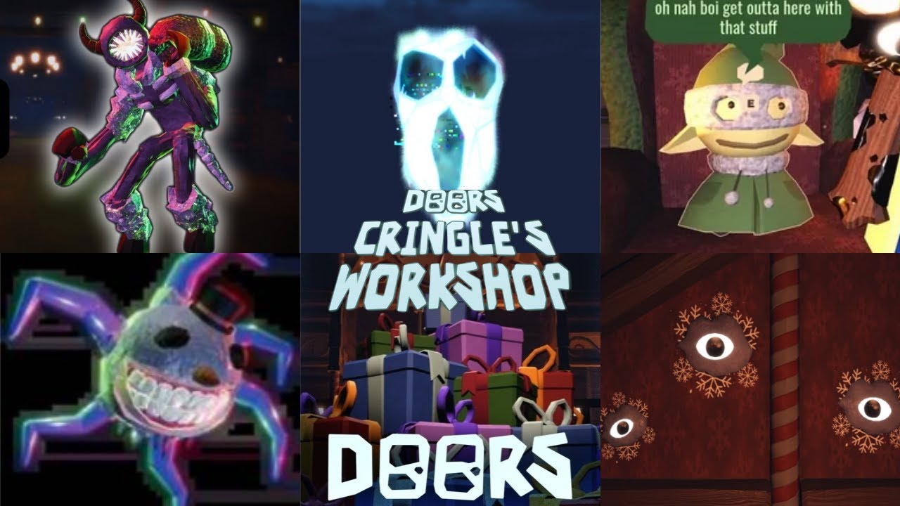 Roblox Doors The Hotel Cringle´s Worshop - Completo la actu de navidad