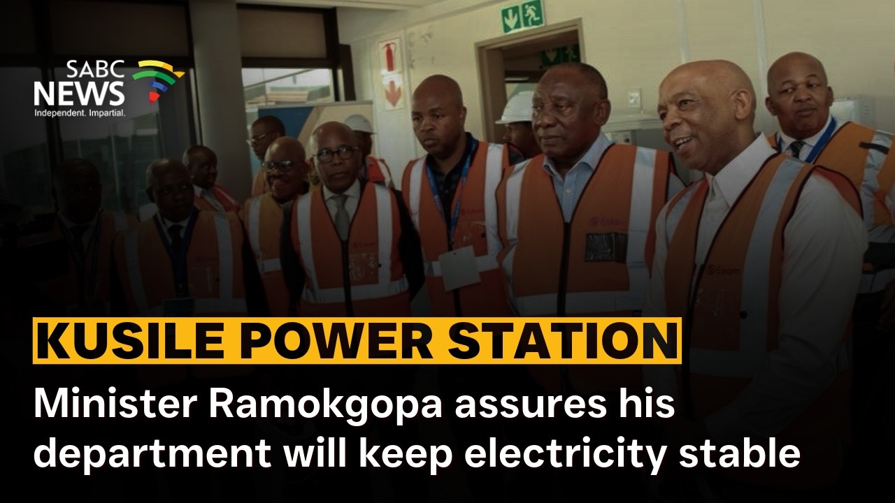 Minister Ramokgopa assures his department will keep electricity stable