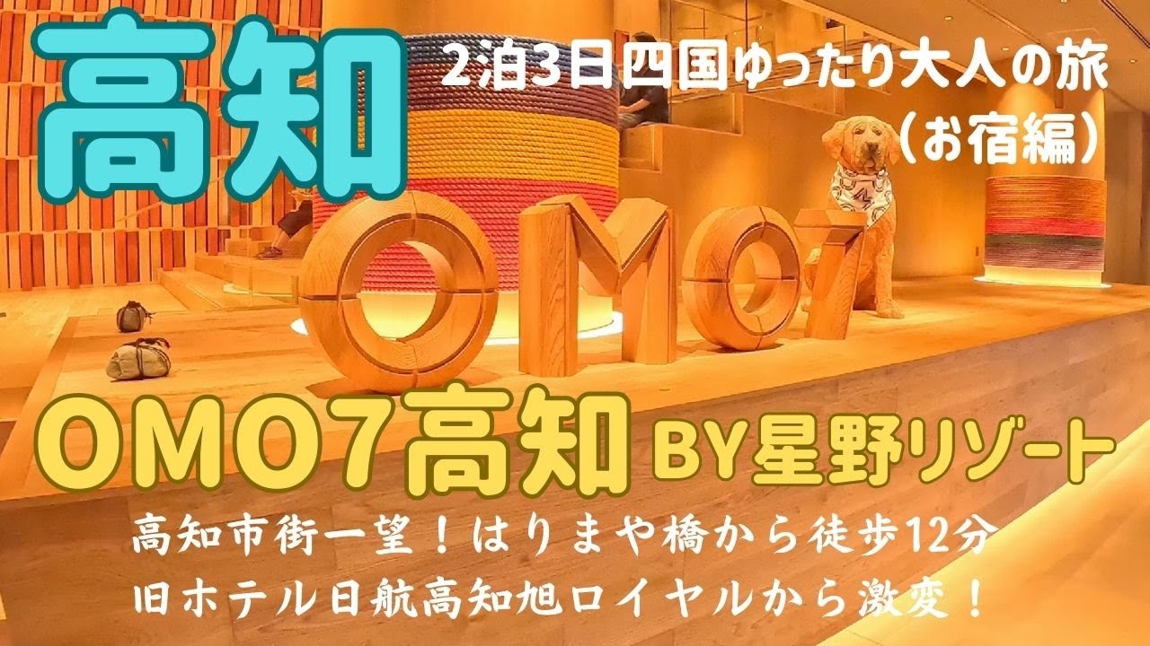 【高知旅行｜星野リゾート「OMO7高知」宿泊レビュー】｜四国2泊3日旅・よさこい体験も満喫！