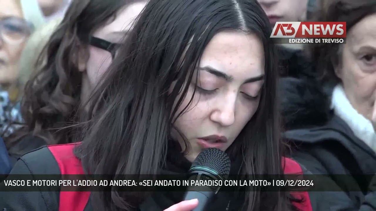 VASCO E MOTORI PER L'ADDIO AD ANDREA: «SEI ANDATO IN PARADISO CON LA MOTO» | 09/12/2024