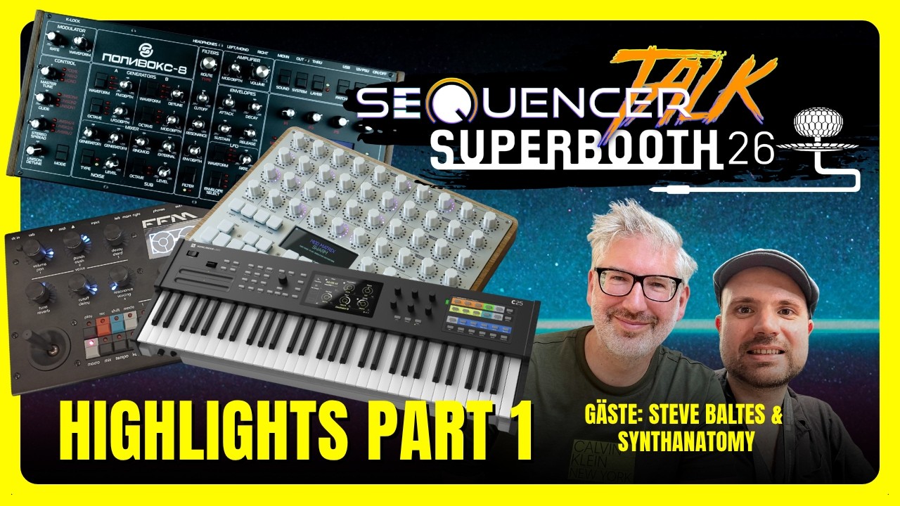 That was very nice! ❤️ Superbooth 26 Highlights PART 1 with Steve and Synthanatomy | ST279