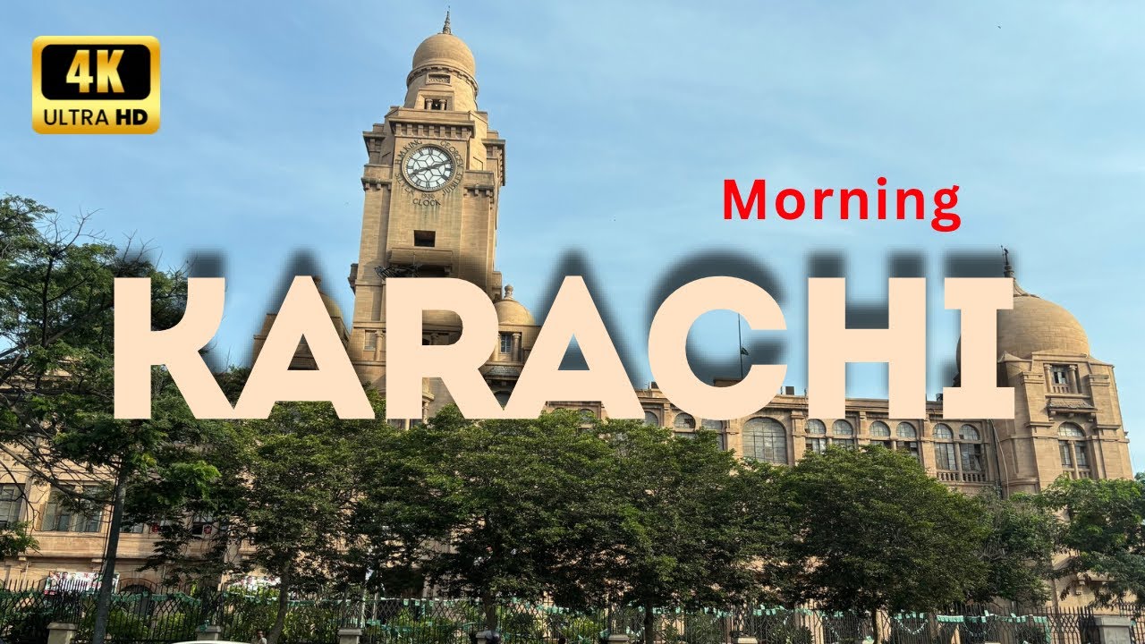 Karachi Early Morning | 4K Drive | Peaceful life🇵🇰