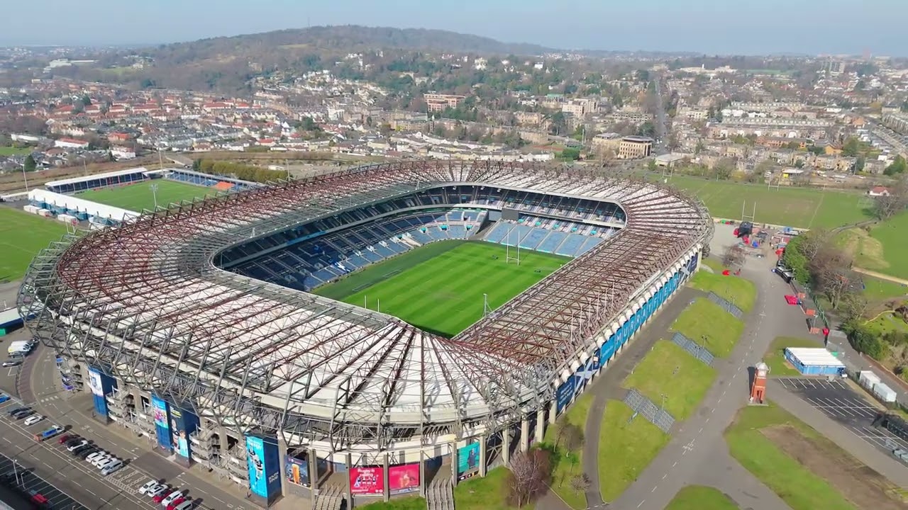 100yrs old ,Murrayfield Stadium, Edinburgh Scotland.  Mini 4 Pro.