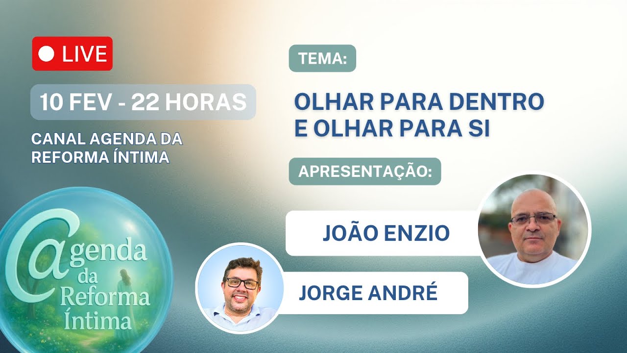 Olhar para dentro e olhar para si | Participação: João Enzio Gomes