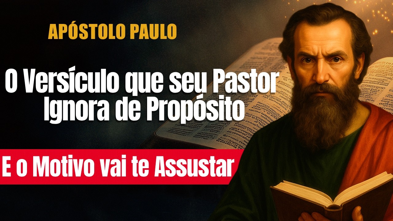O Versículo que seu Pastor Ignora de Propósito (E o Motivo vai te Assustar).