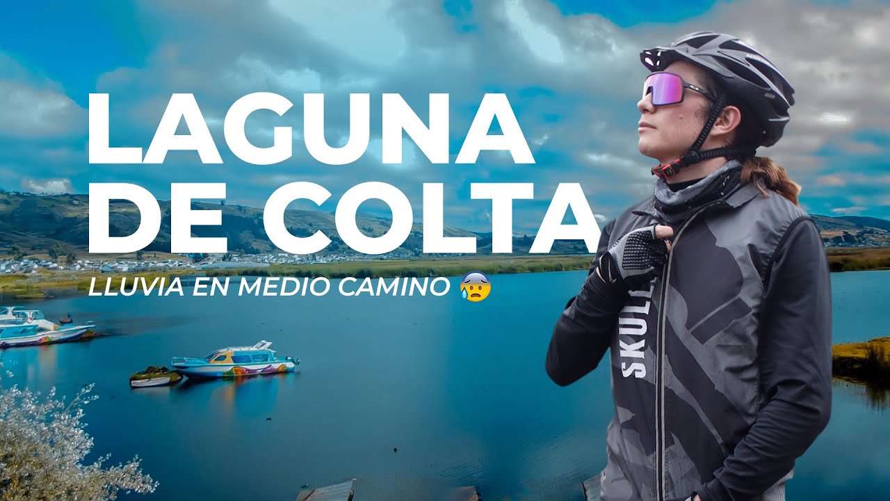 Como llegar a Laguna de Colta en BICI 🔥 [Final mojado 🚿]