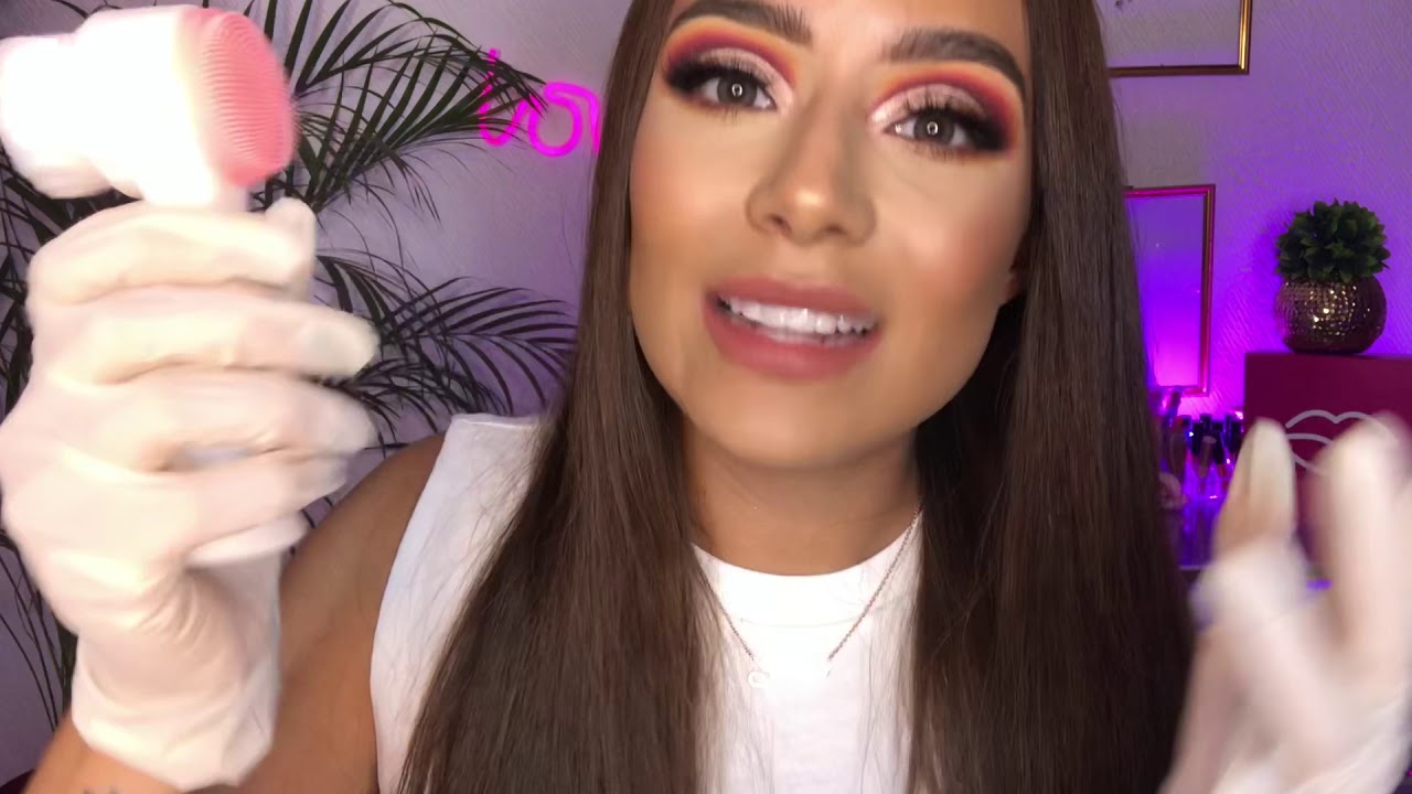 ASMR en español FACIAL ASMR TOCANDO TU CARA