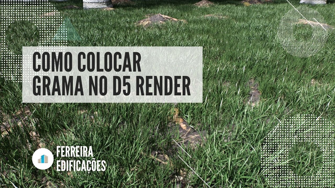 Como colocar grama no D5 Render - PT-BR