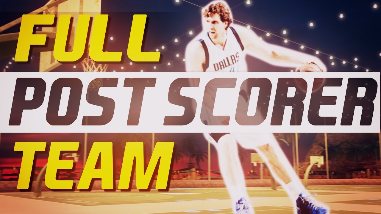 ENTIRE TEAM OF POST SCORERS ON NBA 2K17!! POST SCORER EXPERIMENT!!