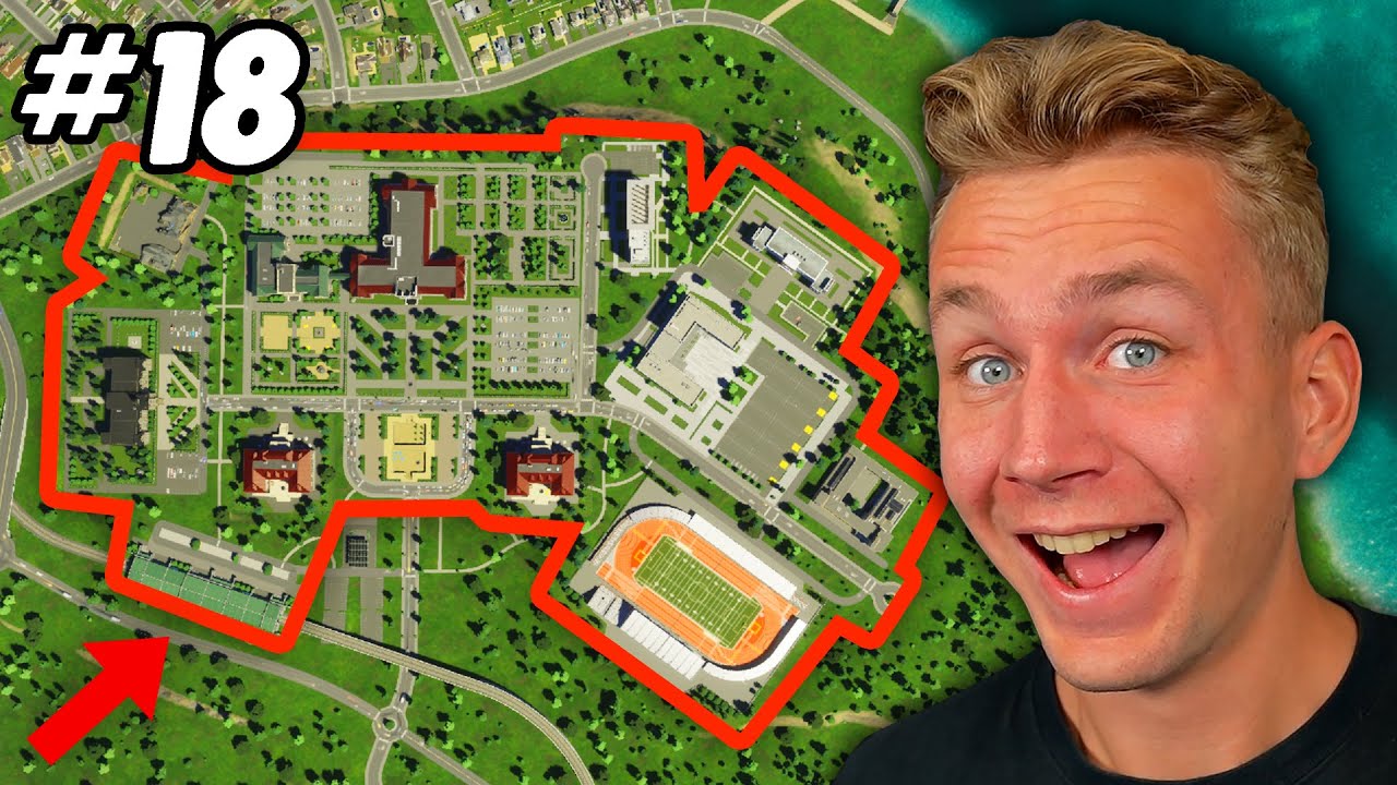 Ik bouw een UNIVERSITEIT CAMPUS in mijn stad! (Cities Skylines 2)
