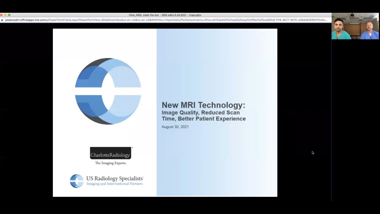 New MRI Technology: Image Quality, Reduced Scan Time, Better Patient Experience