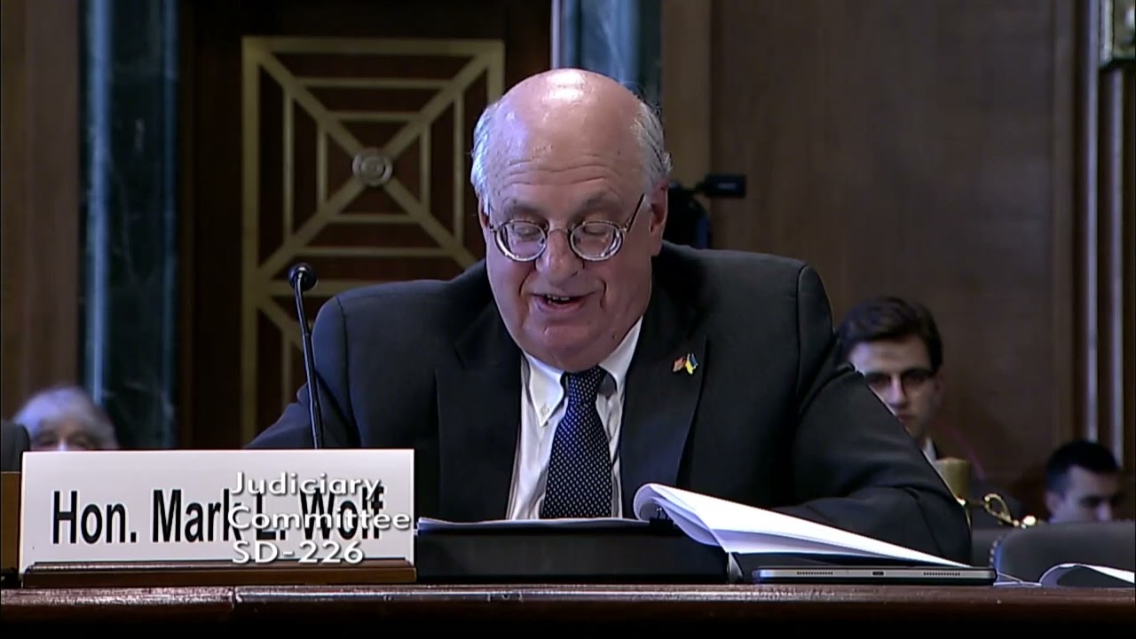 Judge Mark Wolf Delivers Testimony on 2011 Ethics Complaints Against Justice Clarence Thomas