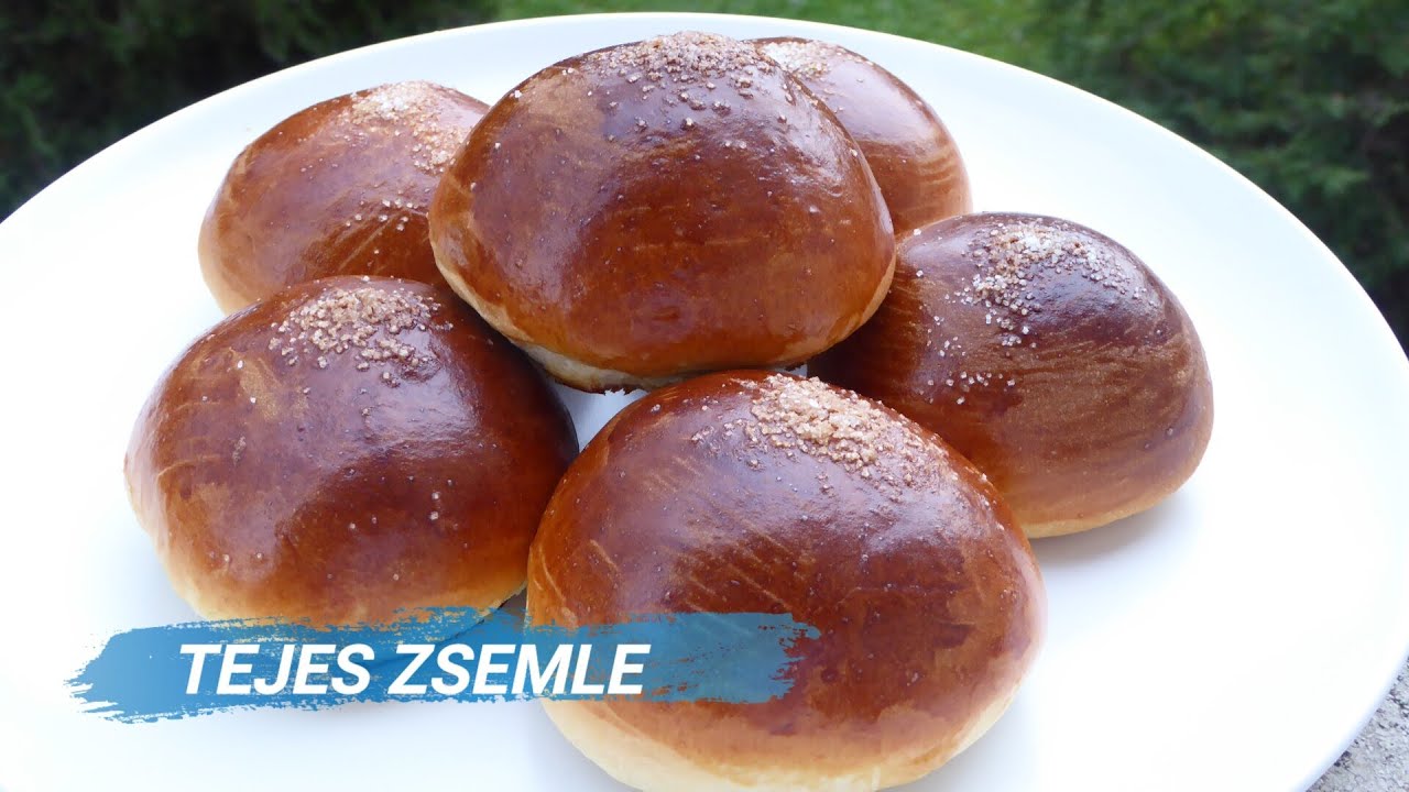 TEJES ZSEMLE (Bollos de leche), az ideális reggeli - SPANYOL FALATOK ANGELLEL