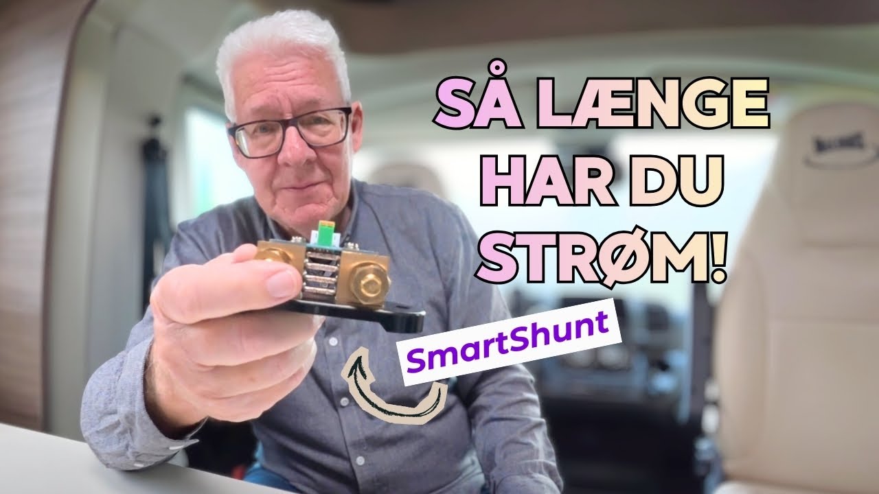 Smart Shunt - Vigtig ved overnatning uden 230 volt