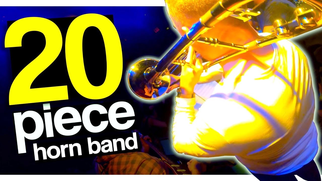 I played a gig with a 20-piece band | Gig Vlog