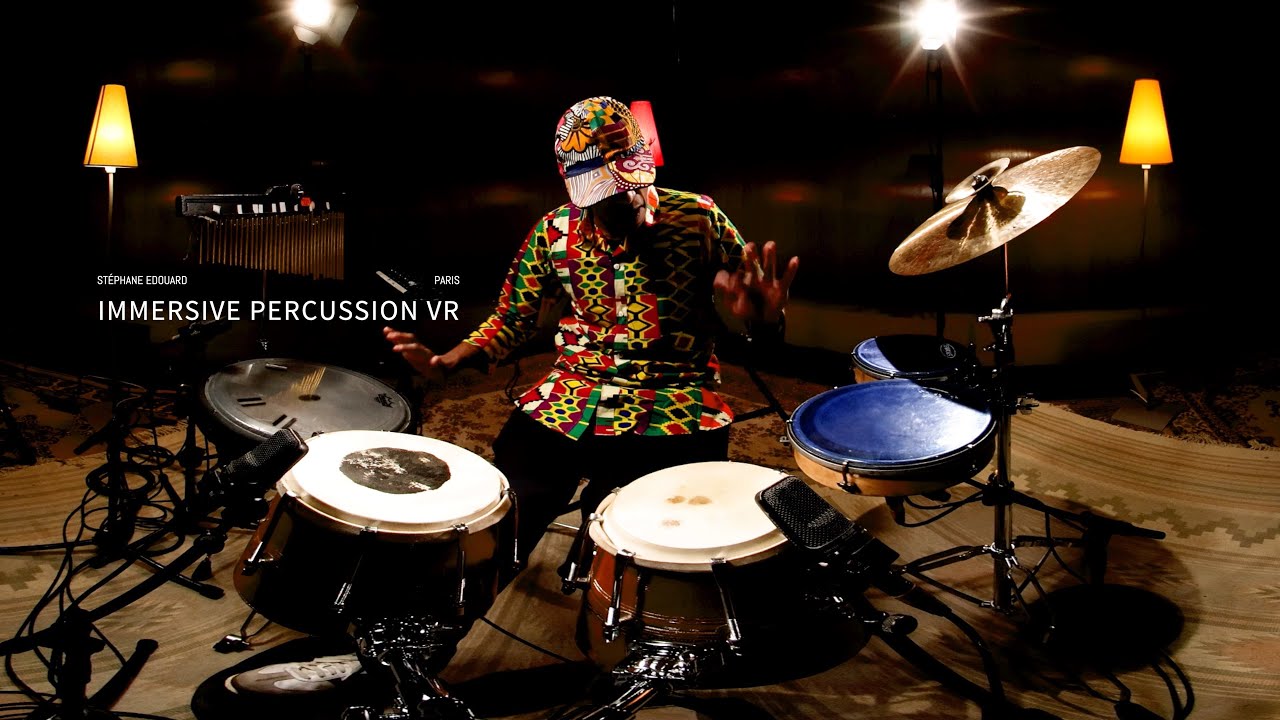 Immersive Percussion VR with Stéphane Edouard 8K 180 3D