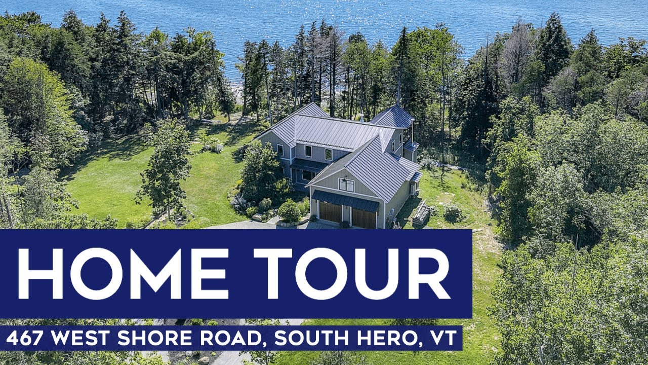 Home Tour: Luxury Lakefront Home For Sale in South Hero, Vermont | 467 West Shore Road, South Hero
