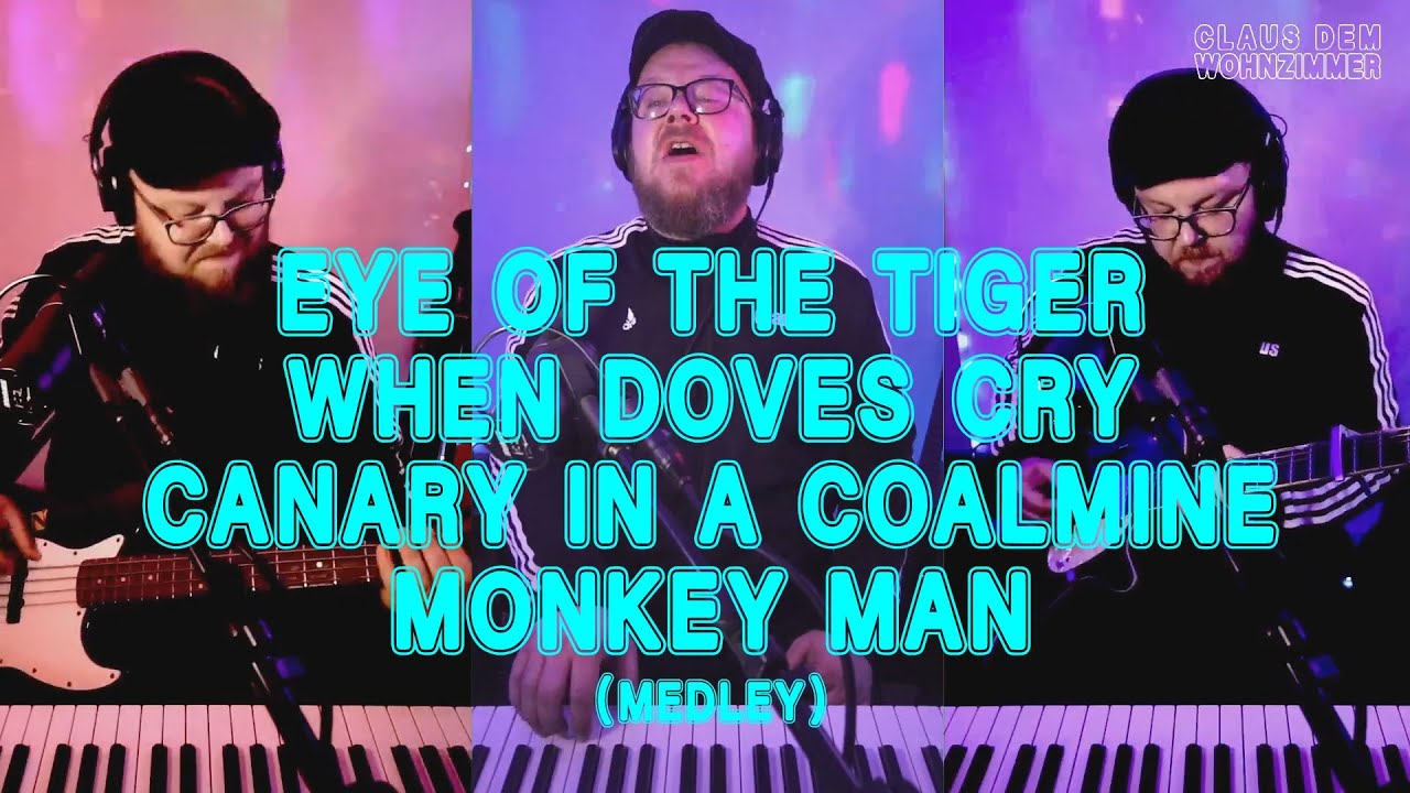 Eye Of The Tiger/When Doves Cry/Canary In A Coalmine/Monkey Man (live stream medley)