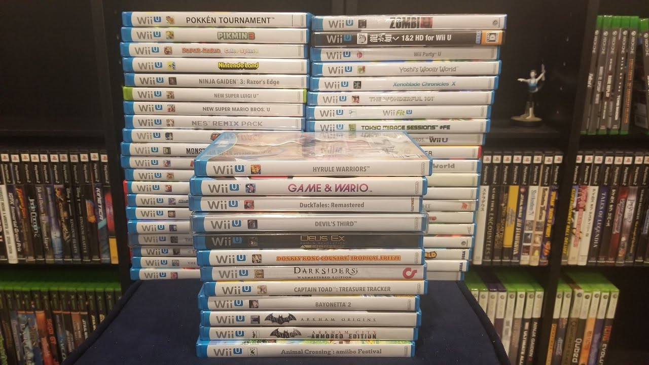 My Nintendo Wii U Game Collection